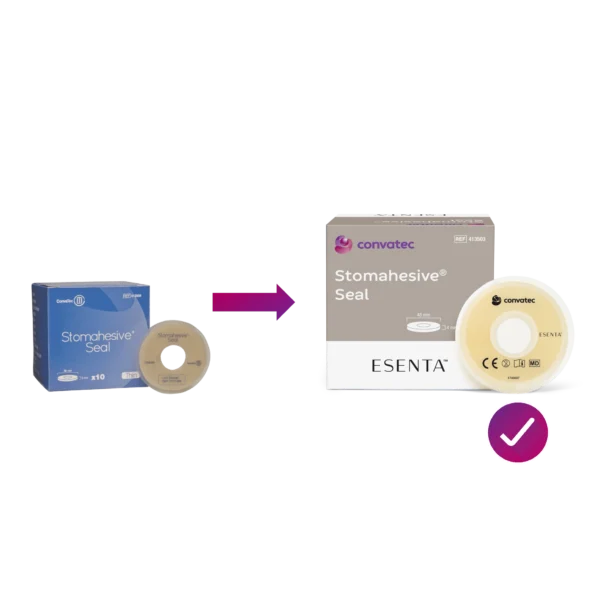 ESENTA Stomahesive zatesnitveni obročki, TANKI